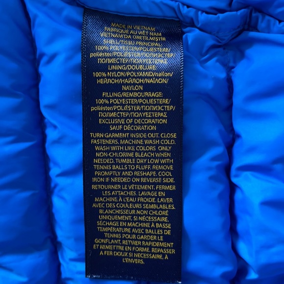 Polo Ralph Lauren Blue down puffer vest Size 5 puffer vest - Picture 5 of 6